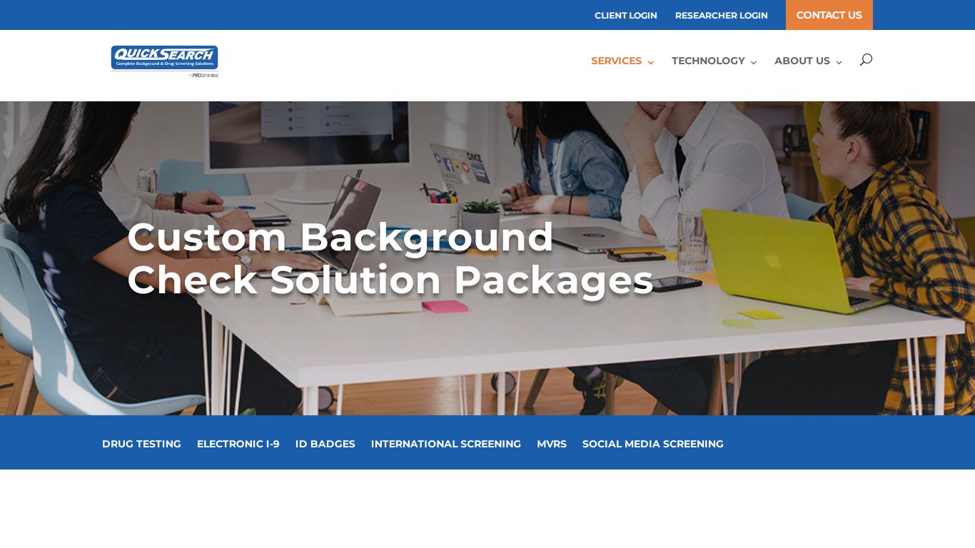 Background Checks & Background Screening | Quick Search